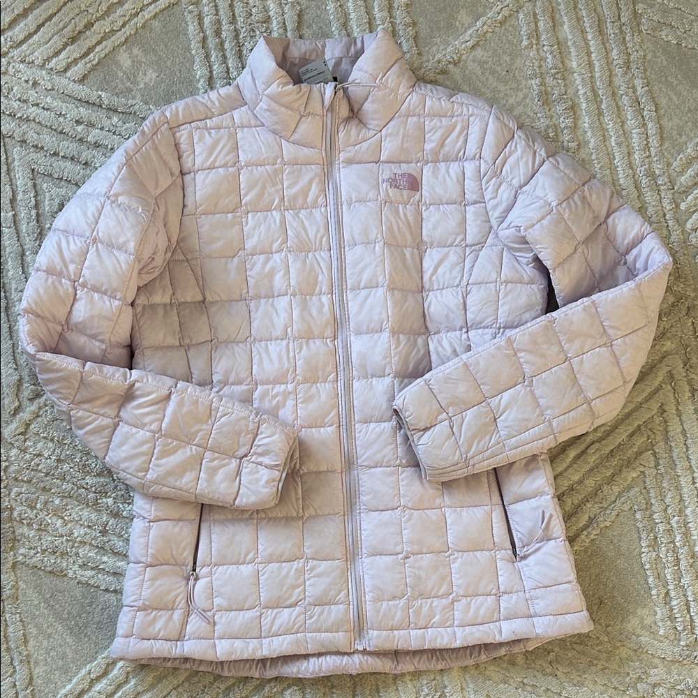 The north face Light Purple Quilted Jacket